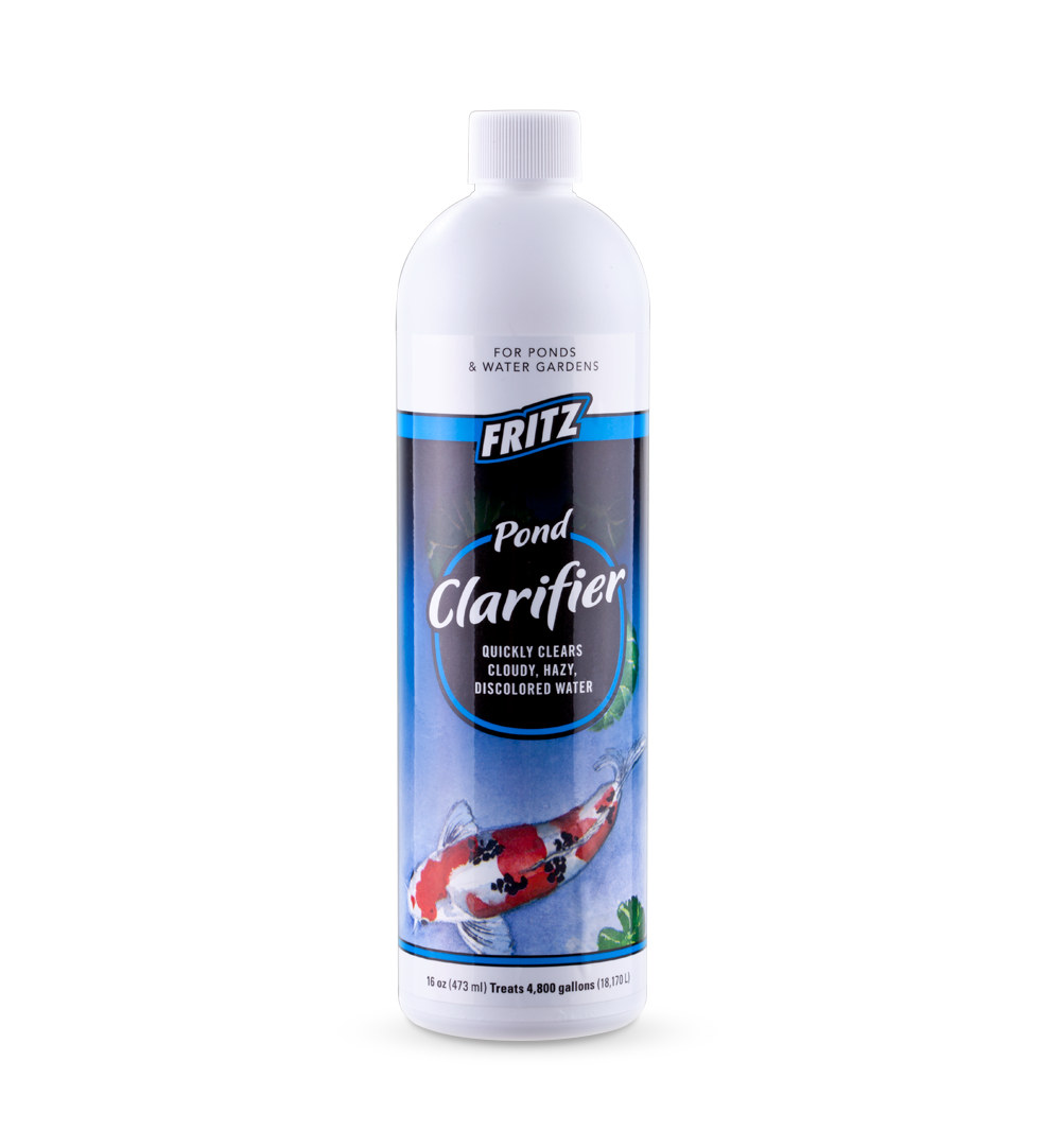 FritzPond Clarifier 16 oz bottle, pond water clarifier for cloudy hazy water