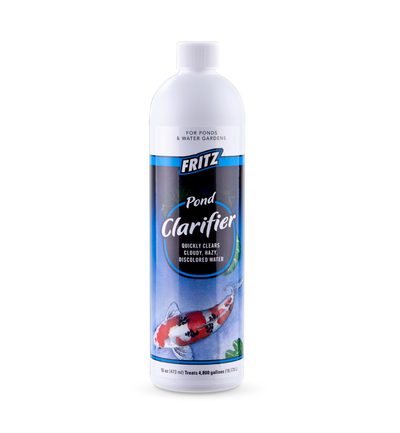 FritzPond Clarifier 16 oz bottle, pond water clarifier for cloudy hazy water