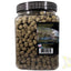 Xtreme Aquatic Foods Monster 9mm pellets large jar back label filled with sinking pellets