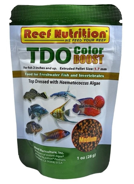 Reef Nutrition TDO Color Boost Freshwater Medium pellet