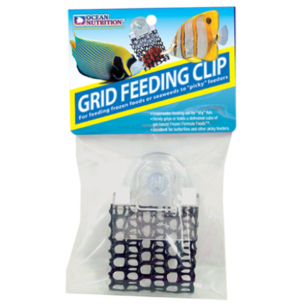 Ocean Nutrition Grid Feeding Clip, suction-cup seaweed holder for aquarium herbivores