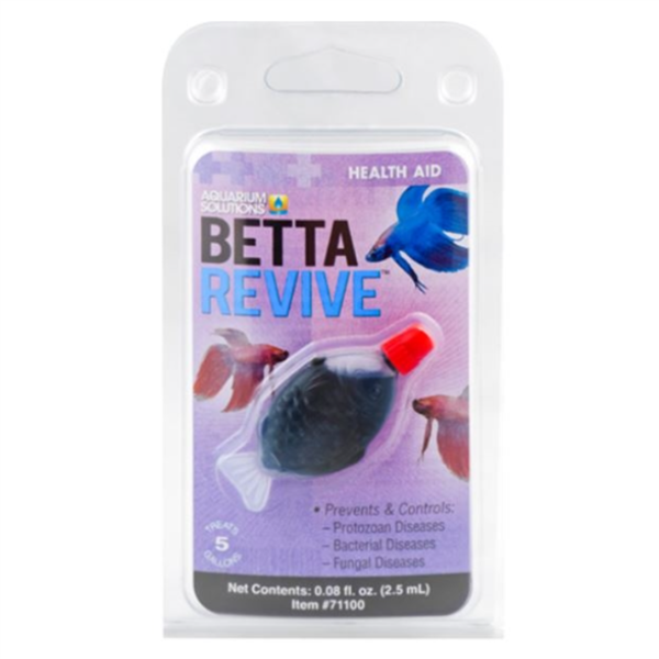 Hikari Betta Revive blister pack, betta health aid for fungal, bacterial, and protozoan diseases