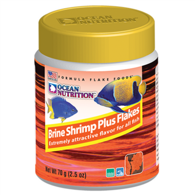 Ocean Nutrition Brine Shrimp Plus Flake | High-Protein Tropical Fish Food