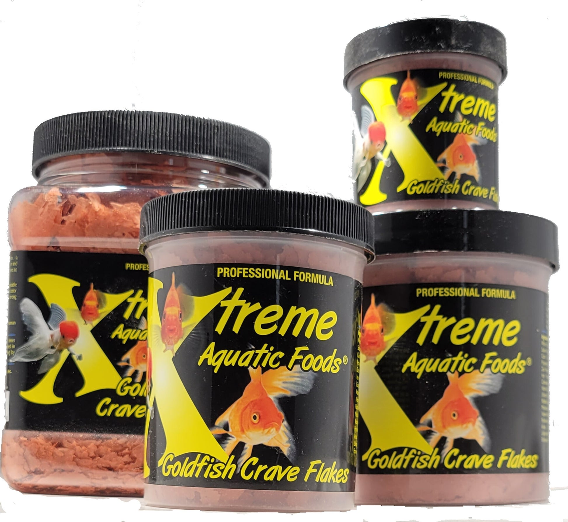 Xtreme Aquatic Foods Goldfish Crave Flakes, krill-based color-enhancing flake food for goldfish, comets, and shubunkins