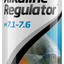 Seachem Alkaline Regulator freshwater pH buffer, front label showing pH 7.1 to 7.6