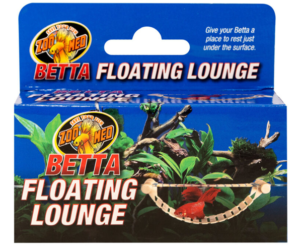 ZooMed Betta Floating Lounge surface resting leaf