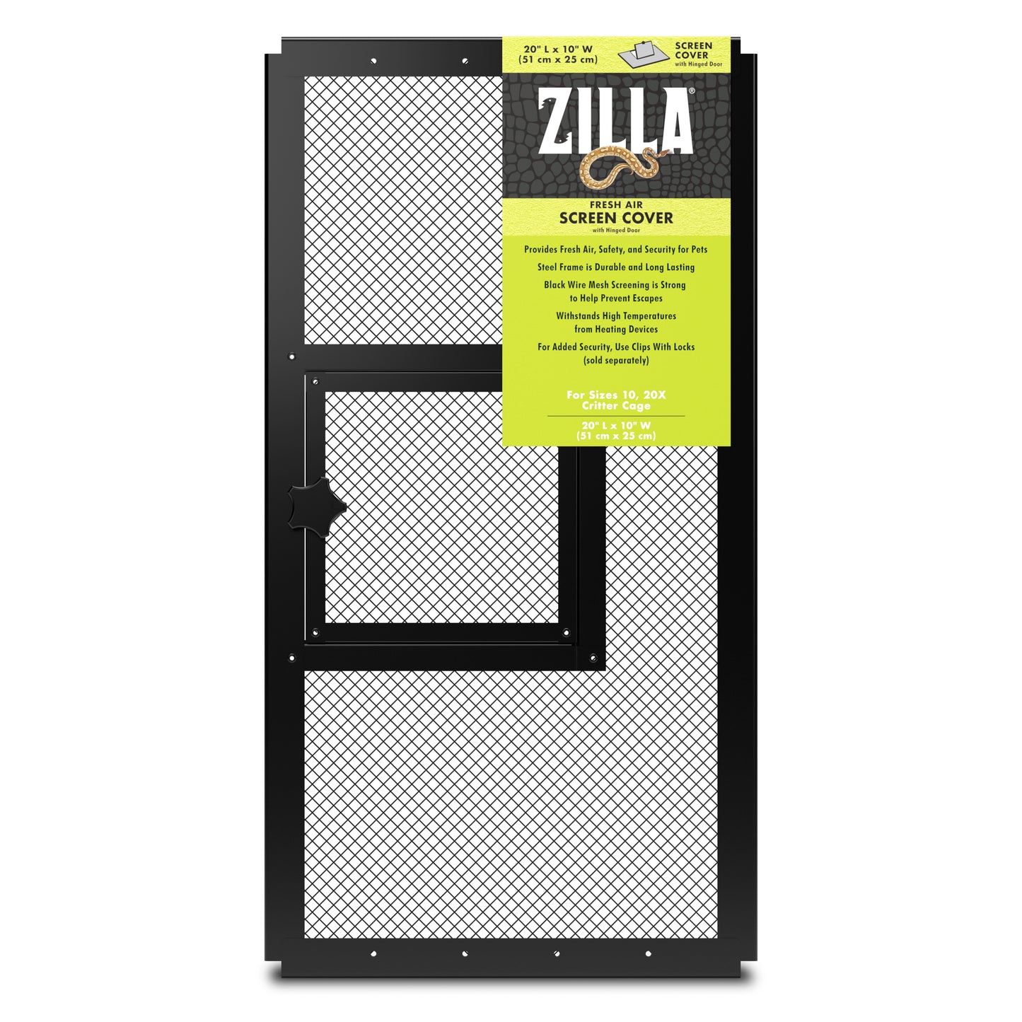 Zilla Screen Cover Hinged Door