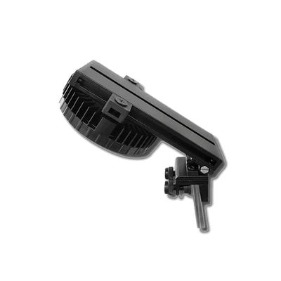 Dalua Pixel Nano Arm holding an Illumagic Pixel light on a rim clamp mount
