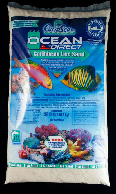 CaribSea Ocean Direct Caribbean live sand 20 lb bag