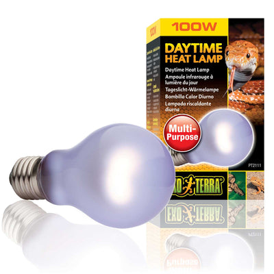 Exo Terra Daytime Heat Lamp broad-spectrum reptile daylight basking bulb with packaging
