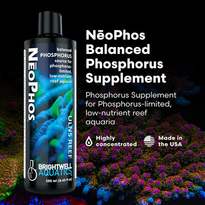 Brightwell Aquatics NeoPhos – Balanced Phosphorus Supplement – 250 mL