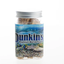 Dunkin's Premium Marine Food jar of freeze-dried flakes for saltwater aquarium fish