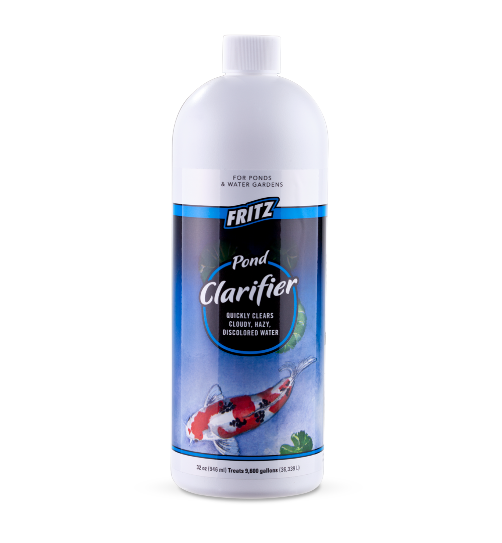 FritzPond Clarifier 32 oz bottle, pond water clarifier for cloudy hazy water