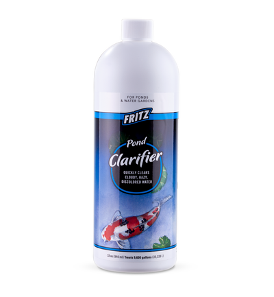 FritzPond Clarifier 32 oz bottle, pond water clarifier for cloudy hazy water