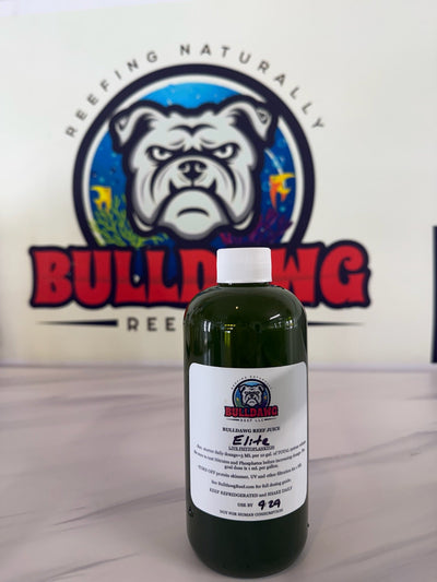 Bulldawg Reef Juice Elite - 8-species live phytoplankton blend for saltwater reef tanks