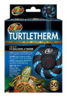 ZooMed Turtletherm automatic preset aquatic turtle heater, front of package