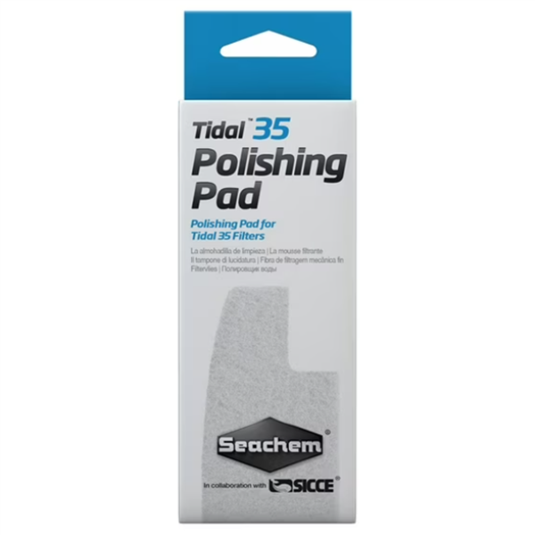 Seachem Tidal Polishing Pad - Tidal 35 size, 50 micron fine filter pad for HOB power filter