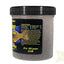 Xtreme Cichlid PeeWee 10 oz jar with guaranteed analysis panel