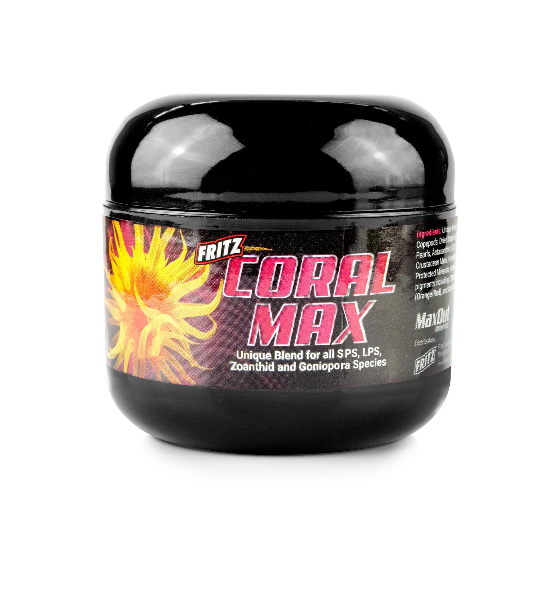 Fritz Coral Max (CORALMAX) powdered coral food jar - blend for SPS, LPS, zoanthids, and goniopora