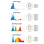 Dalua Illumagic Pixel spectral output charts for the Reefer, Fragger, Aquascaper and Refugium versions