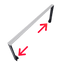 Dalua Side Rail Mounts, tank-side brackets that hold an aquarium light rail above the water