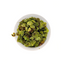 Salvinia minima floating fern, top view of the leaves in a portion cup