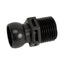 Loc-Line 3/4 inch male NPT connector with ball end for modular aquarium return lines