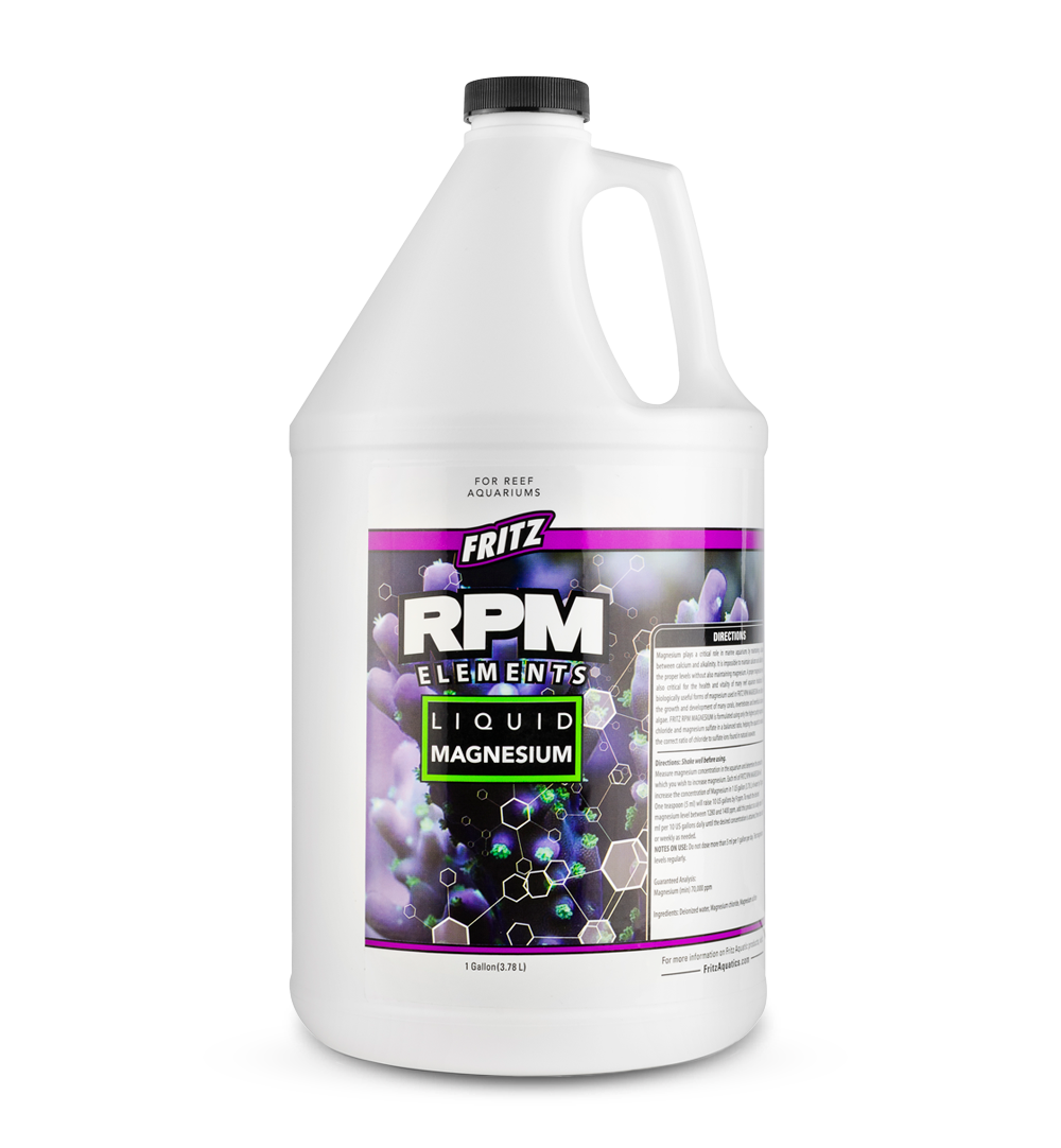 Fritz RPM Liquid PT 3 Magnesium - 1 Gallon jug for reef aquarium Mg supplement