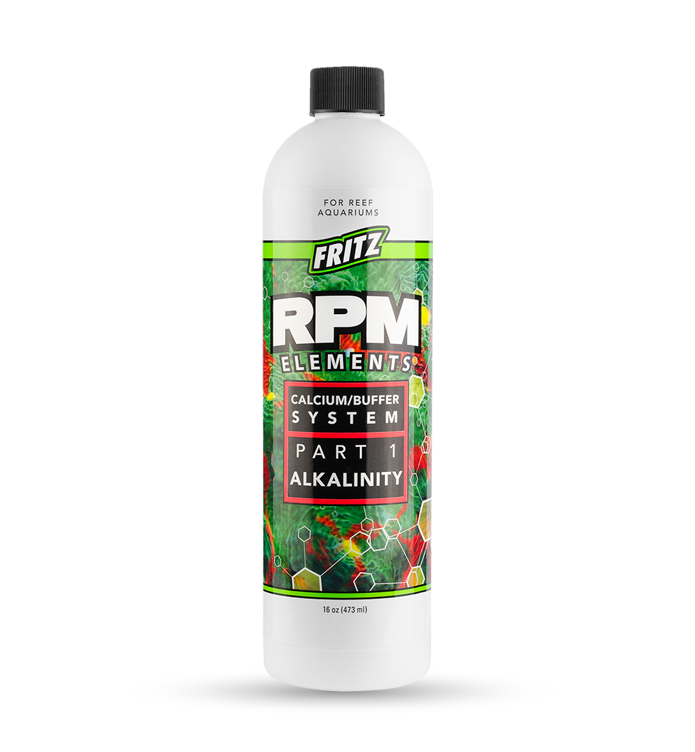 Fritz RPM Liquid PT 1 Alkalinity - 16 oz bottle for reef aquarium 2-part dosing