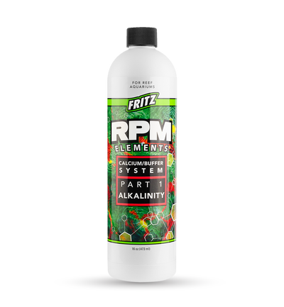 Fritz RPM Liquid PT 1 Alkalinity - 16 oz bottle for reef aquarium 2-part dosing