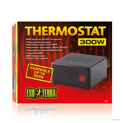Exo Terra Thermostat 300W reptile terrarium temperature controller in retail box
