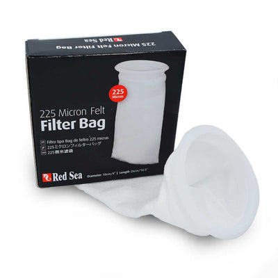Red Sea 225 Micron Felt Filter Sock with packaging - aquarium filter media