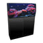 Aquatop Arc Bowfront 33.5 gallon aquarium kit shown on its stand (stand sold separately)