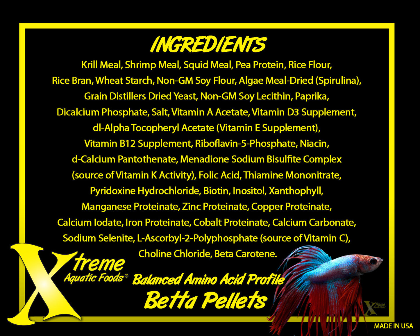 Xtreme Betta Floating Pellets