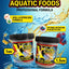 Xtreme Betta Pellets krill and spirulina floating betta fish food in 1mm and 1.5mm jars