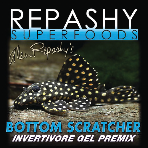 Repashy Bottom Scratcher invertivore gel premix jar for plecos and bottom feeders
