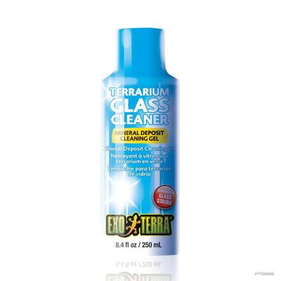 Exo Terra Terrarium Cleaner bottle, mineral deposit glass cleaning gel, 8.4 fl oz