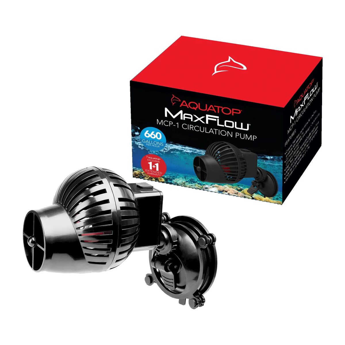 Aquatop MaxFlow MCP-1 660 GPH circulation pump with box