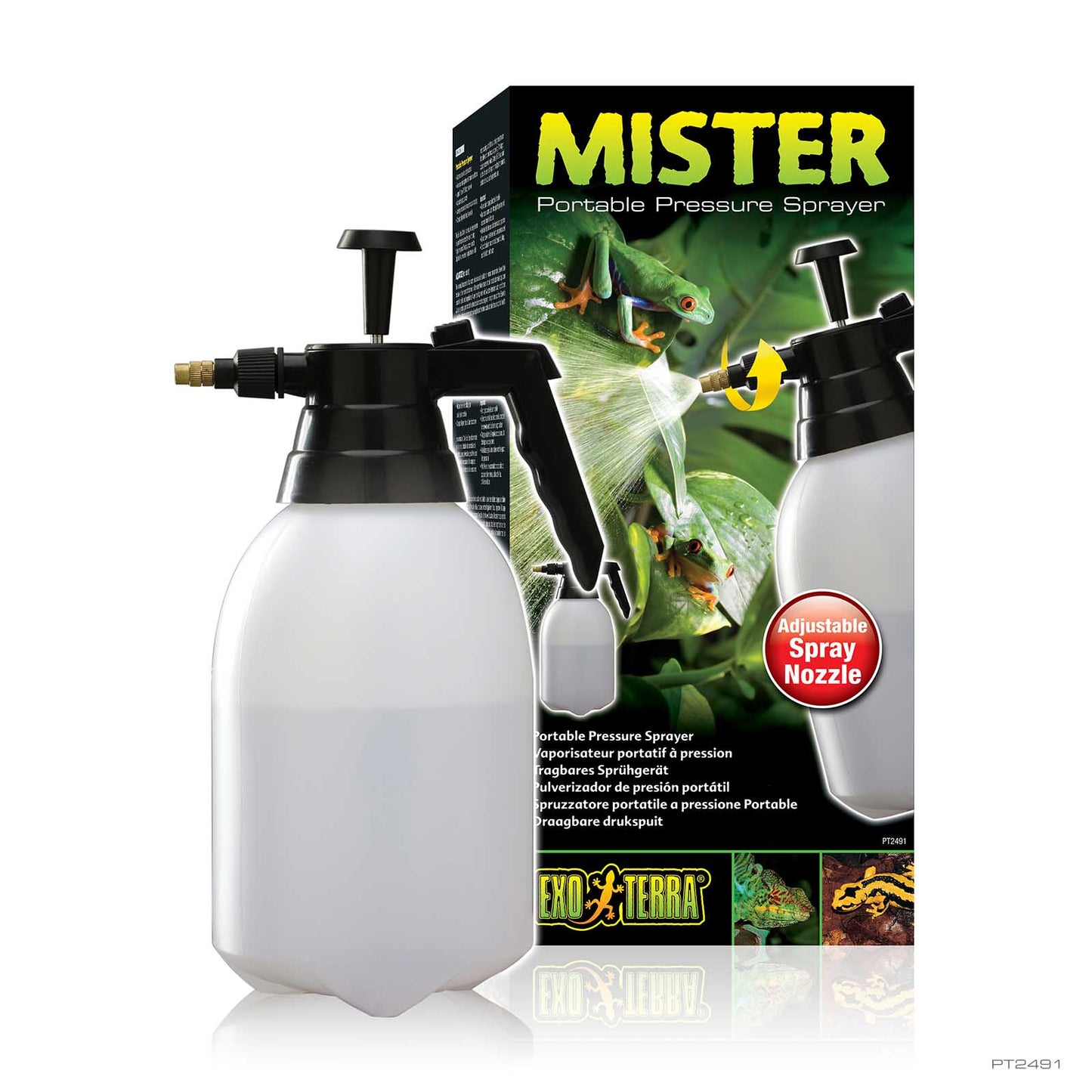 Exo Terra Mister 2 quart pressure pump sprayer with packaging