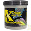Xtreme Spirulina Flake jar with black label and colorful fish artwork