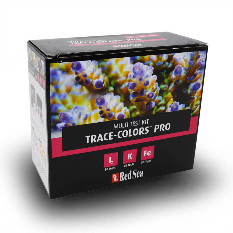 Red Sea Trace Colors PRO - Multi Test Kit Iodine/Potassium/Iron
