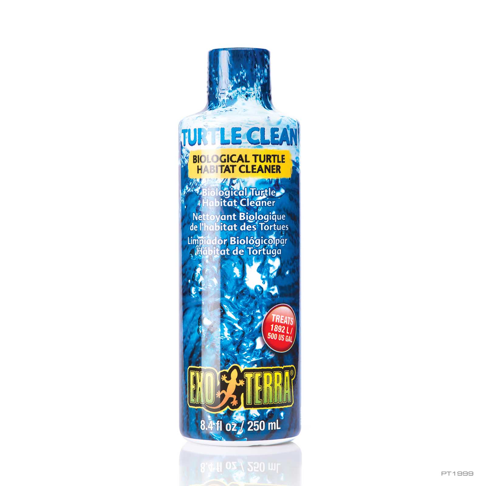 Exo Terra Turtle Clean beneficial bacteria treatment for aquatic turtle tanks, 8 oz bottle