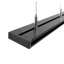 Dalua Rail Hanging Kit suspending a black aquarium light rail from steel cables