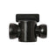 Loc-Line in-line valve, quarter turn flow control for modular aquarium return lines