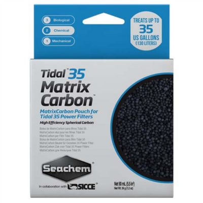 Seachem Tidal Matrix Carbon - Tidal 35 size, activated carbon pouch for HOB power filter