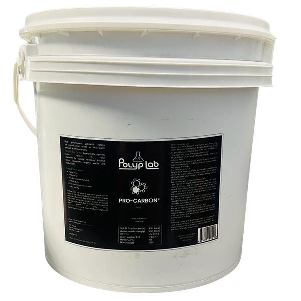 PolypLab Pro-Carbon 14 L bulk bucket of activated carbon