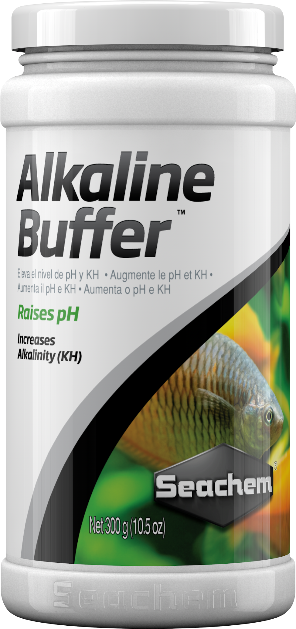Seachem Alkaline Buffer non-phosphate pH and KH buffer for freshwater aquariums, 300 g jar