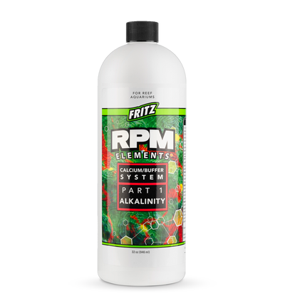Fritz RPM Liquid PT 1 Alkalinity - 32 oz bottle for reef aquarium 2-part dosing