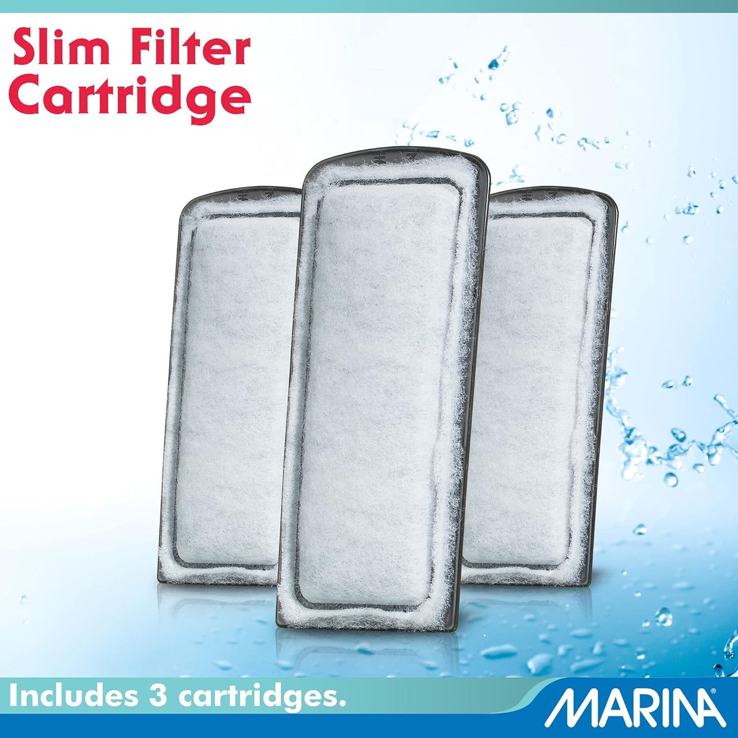 Marina Slim Filter Carbon Plus Ceramic Cartridge 3 pack
