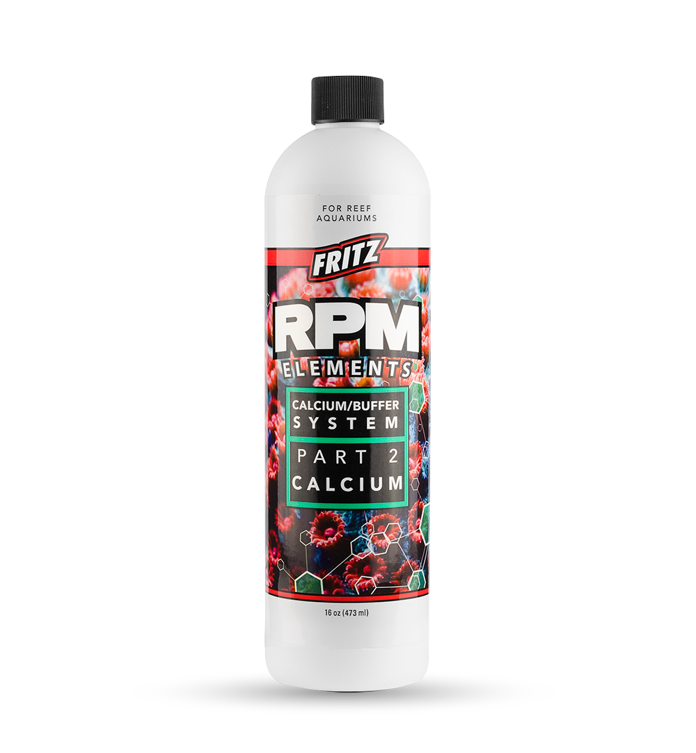 Fritz RPM Liquid PT 2 Calcium - 16 oz bottle for reef aquarium 2-part dosing